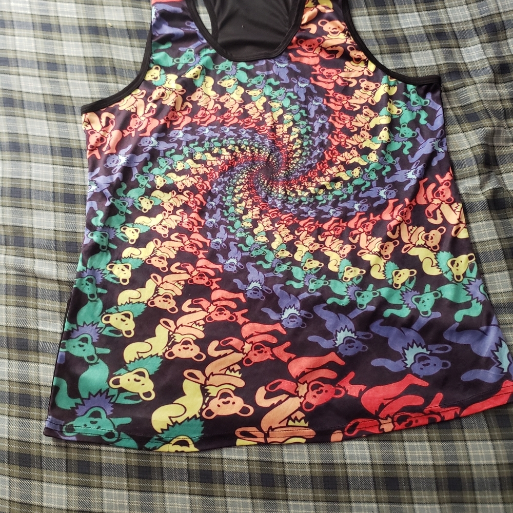 Grateful Dead Rainbow Spiral Tank Top